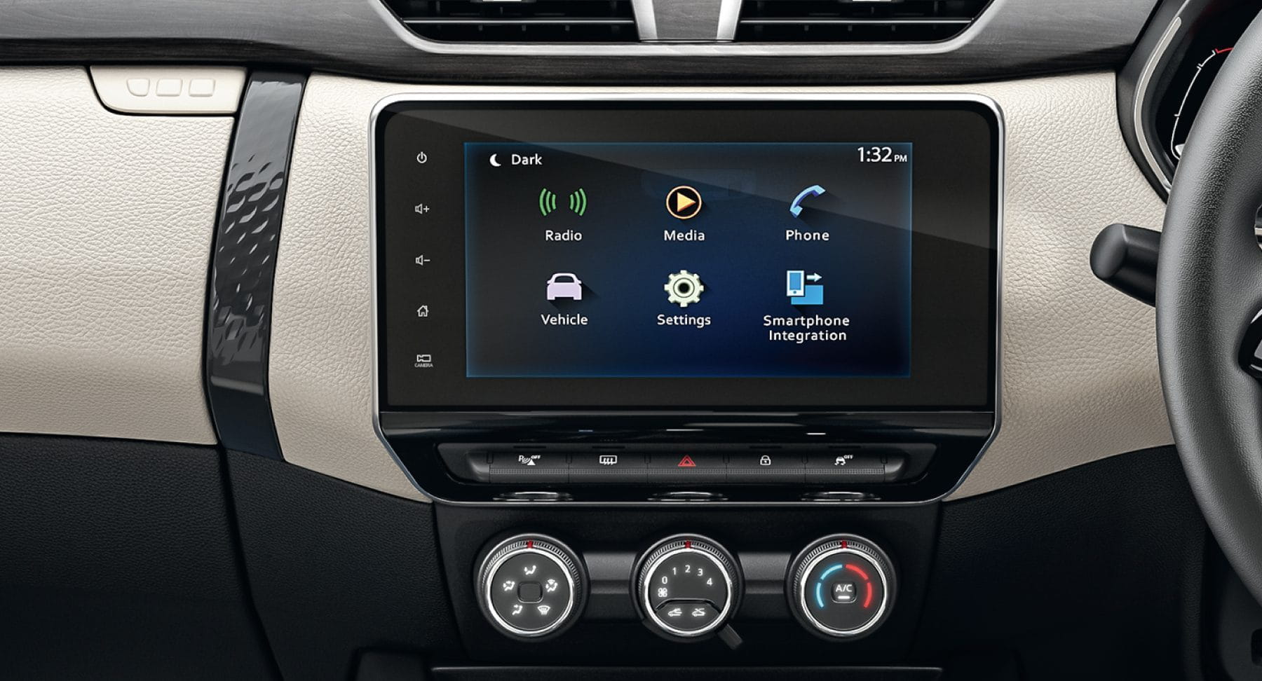 Floating 20.32 cm Touchscreen Infotainment